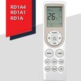 Télécommande RD1A RD1A4 RD1A1 pour climatiseur AQUA THERMAL, Airton, Skyworth, METZ, TADIRAN, Akai, ClimaMania, STARCREST