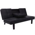 E-CO Super Moderne- Canapé-lit Clic-clac contemporein - Canapé d'angle Scandinave Sofa réversible -Canapé à Lit réglable avec 8669-0