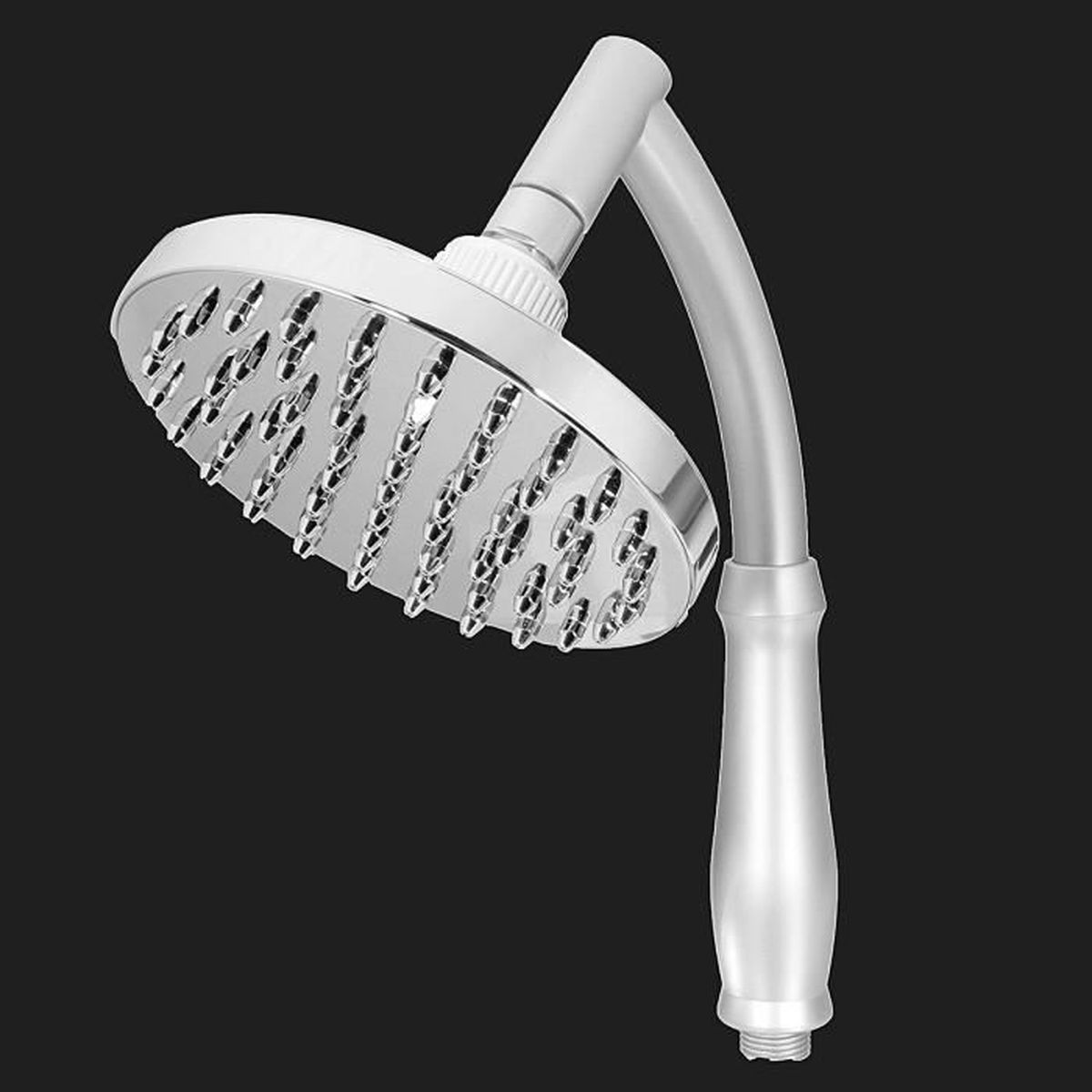 g/éant douche de pluie Pomme ronde Pommeau orientable ABS chrom/é 15 cm