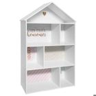 Bibliothèque enfant maison rose - Rose - Atmosphera createur d'interieur
