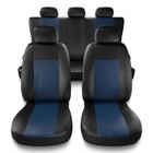 MOSSA Housses de siège adaptées pour Dacia Sandero I, II (2008-2019) - housse siege voiture universelles - couverture siege - CM-BL