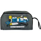 DERRIERE LA PORTE Trousse de Toilette Homme BEAU GOSSE EN BALADE Gris - DLP - La Classe - Nylon - L27xP10xH16cm