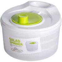Grande essoreuse à Salade, séchoir à laitue, Panier passoire, avec Bol de Service Transparent, système de Drainage Facile, [900]