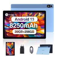 DOOGEE T10 Plus Tablette 10 pouces Écran 2K Android 13,20Go + 256Go + 1TB TF(pas includ) 8250mAh Tablette Tactile Dual 4G WiFi