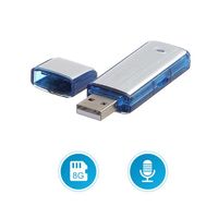 USB 8Go Digital Audio Voice Recorder Disk Flash Mémoire Conduire 18 heures Enregistrement Rechargeable