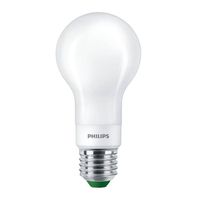 Philips MASTER LEDbulb Ultra Efficient E27 Poire Dépolie 4W 840lm - 830 Blanc Chaud | Équivalent 60W