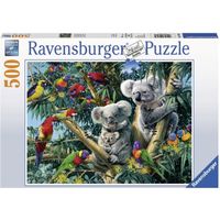 Ravensburger - Puzzle 500 pièces - Koalas dans l'arbre - Paysage et nature - Gris - 9 ans+