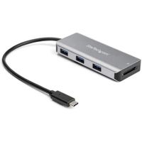StarTech.com Hub USB-C a 3 Ports avec Lecteur de Carte SD - 3 x USB-A & 1 x Slot SD - Mini Hub USB 3.1/3.2 Gen 2 Type C pour 
