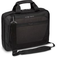 Targus CitySmart Slimline Topload - Sacoche pour ordinateur portable - 12" - 14" - gris, noir