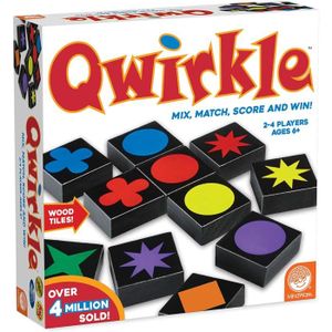 JEU SOCIÉTÉ - PLATEAU Mindware , Qwirkle UK Edition (NEW) , Board Game ,