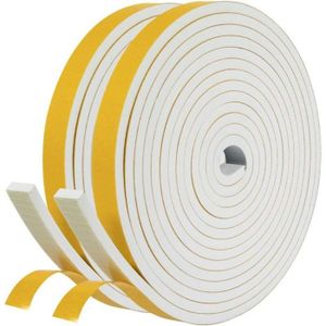 Ruban Mousse D'étanchéité Uxcell – 25mm X 5mm X 3m, Jaune, Lot De 2