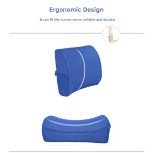 Ergonomique Coussin Anti-Escarre LANGRIA Coussin de Siège Orthopédique en Mousse à Mémoire de Forme Taie Amovible Tissu Respirant Anti Glisse Soulagement Maux Sciatique Coccyx Dos Grossesse