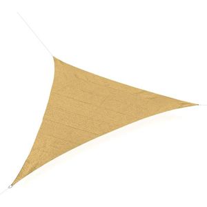 VOILE D'OMBRAGE Voile d'ombrage triangulaire - Grande taille - Résistant aux UV - Couleur sable