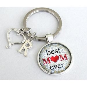 Anniversaire Maman Cadeau Maman ANGORA Porte-cl/és Les cl/és dune Super Maman F/ête des M/ères