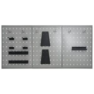 CLÔTURE - GRILLAGE Chic - Panneaux perforés muraux 3 pcs 40x58 cm Aci