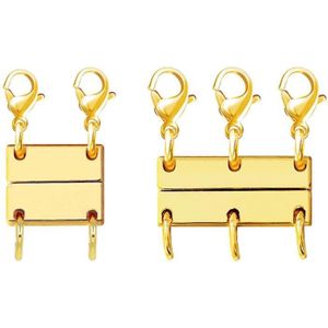 EXCEART 10 Paires Magnétique Fermoirs Aimant Convertisseur Fermoirs Chaîne Extender Bijoux Fermoir Ton Fermoir pour Bracelet Collier Fabrication de Bijoux