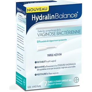 TOILETTE INTIME Hydralin Balance Gel Vaginal Triple Action 7 tubes