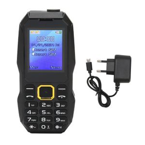 Téléphone portable FAN-SAL téléphone portable à gros bouton Téléphone