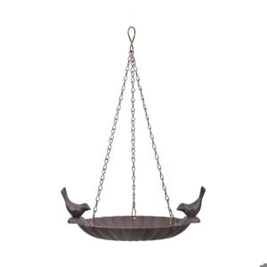 Mangeoire à Oiseaux Suspendue Zeqeey - Distributeur Graines Transparent | Grande Capacité Extérieur
