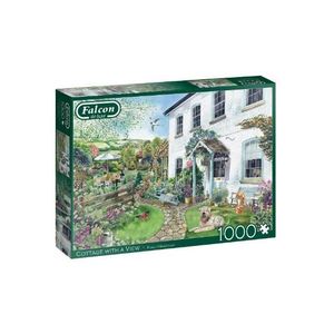 PUZZLE Puzzle Cottage with a View Falcon - 1000 pièces - 