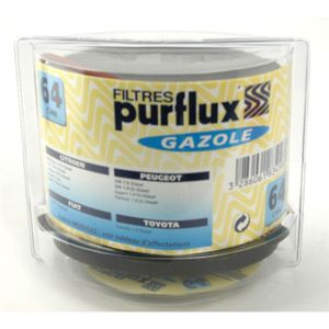 FILTRE A CARBURANT Filtre à gasoil Purflux N°64 C446Y
