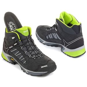 CHAUSSURES DE RANDONNÉE Chaussures de marche de randonnée Meindl SX 1.1 Mid GTX - black/lemon - 42,5