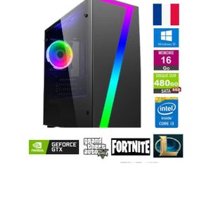 PC GAMER COMPLET I5 SSD1TO GTX 1650 16 GO ECRAN 24 POUCES CLAVIER SOURIS  RGB CASQUE AUDIO - Cdiscount Informatique