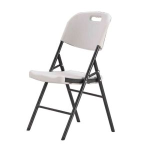 46 x 43,5 x 78 cm Lot de 6 La Chaise Espagne Séville Pack de chaises Pliantes Mousse Blanc Aluminium 