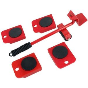 hicoosee Leve Meuble roulettes pour Meubles Lourd avec 4 Pack Rouleau Kit Deplacement  Meuble, Deplace Meuble Lourd sans Effort, Patins Rotatifs à 360 Degrés,  Charge Maximale 150kg (Rouge) en destockage et reconditionné