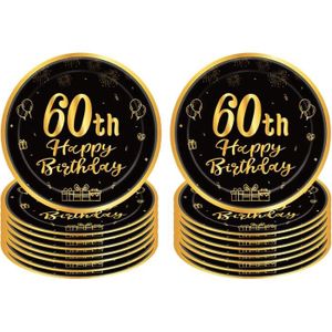 Gobelets Or pour décoration d'anniversaire 60 ans - Dragées Anahita.