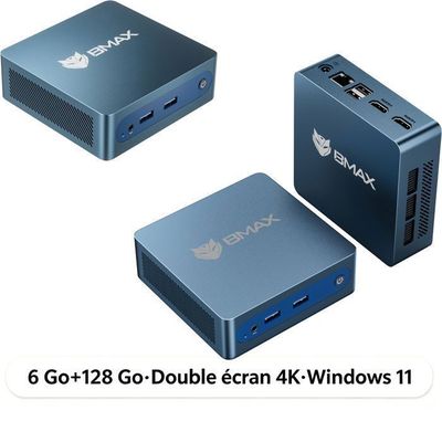 BMAX B4 Plus Mini PC - N100 - 16Go RAM 512Go SSD - Double HDMI 4K
