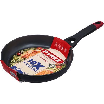 Lagostina Cuivrée Lot De 3 Poêles Anti-Adhésives - Diamètres 20, 24 Et 28 Cm Effet Cuivre