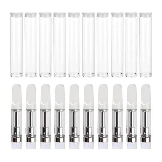 Lot De 20 Tubes à Essai Plastique Avec Bouchon - 18x105 Mm Transparents