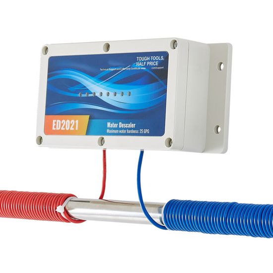 Système De Détartrage Électronique Anti-Tartre - Sans Sel Pour Eau Dure Bleu