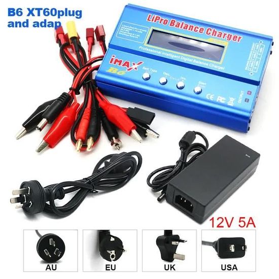 Chargeur de batterie IP3025 - LiPo/LiFE/NiMH 25W/3A [IPower] - UE