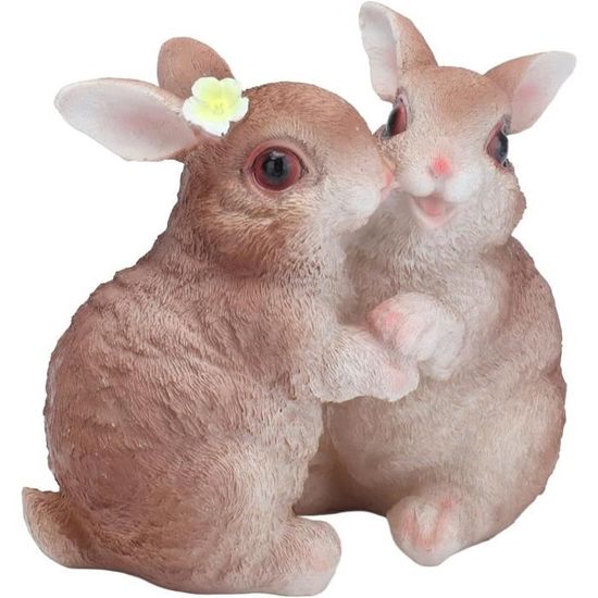 Ornements De Figurine De Lapin De Jardin Intensifiés, Micro Paysage, Décorations De Terrarium Bricolage, Statue De Lapins De Pâques, Pots De Fleurs De Plantes, .c
