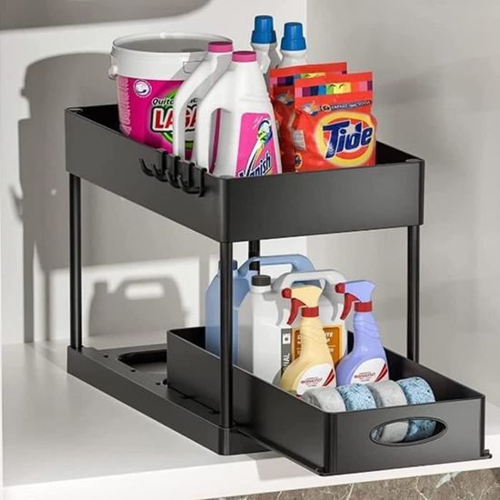 Organiseur De Tiroir Coulissant Avec Bandes Adhésives, Organiseur De