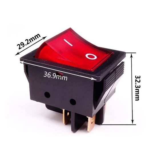 20A 125VCA 3 broches sur off interrupteur à bascule lumineux 12V T85 - Chine Int 20A 125VCA 3 broches sur off interrupteur à bascule lumineux 12V T85 - Chine Int
