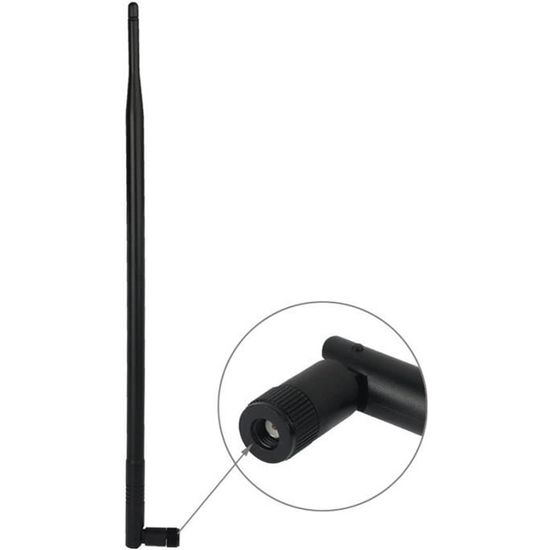 Cable RP-SMA Rallonge Antenne WiFi 2m Adaptateur de RP-SMA Mâle à
