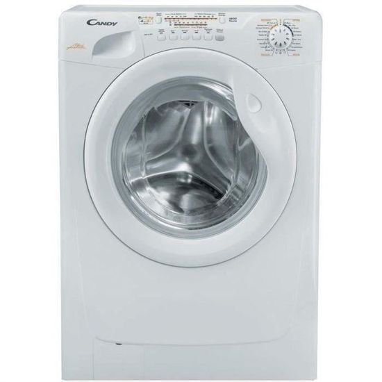 CANDY GO4W264 Lave linge séchant Lav. 6 kg / Sèch 4 kg 1400 tours Classe B Faible