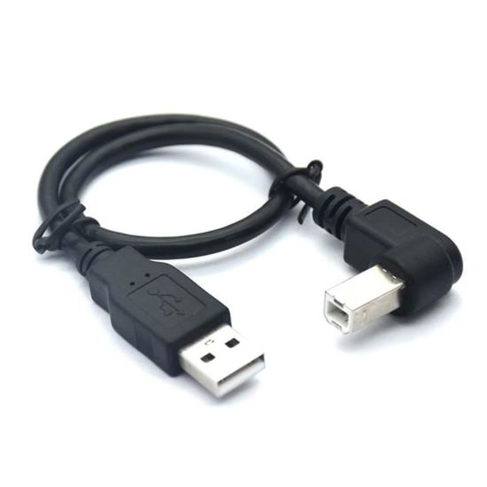 CÂBLE D'IMPRIMANTE USB 2.0 AM/BM HAUTE VITESSE MÂLE - MÂLE. 1