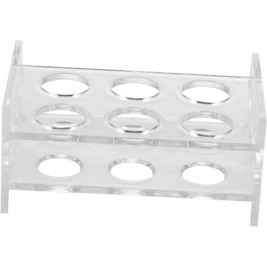 Blocs Acrylique Cylindriques – Supports Pour Expositions, Présentation – Blanc Givré, Diamètre 5 Cm - 2