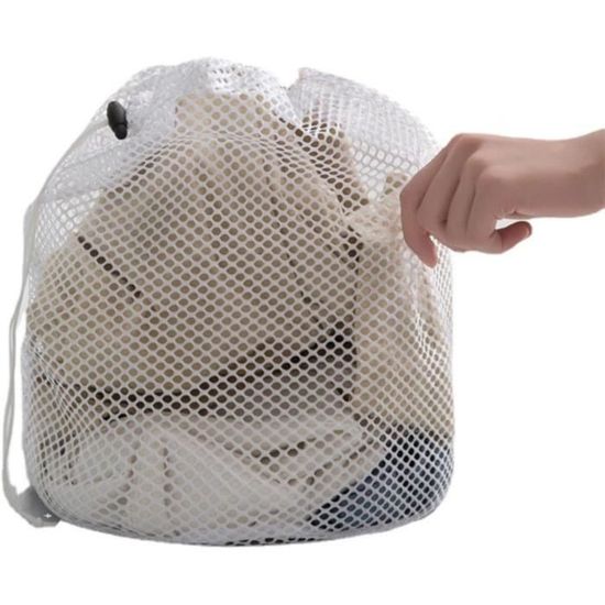 Lot De 3 Sacs à Linge, Pour Machine à Laver, Avec Bloqueur De Cordon, Pour Linge Délicat, Bas, Sous-vêtements Et Vêtements De Bébé (2 Pièces 30 X 40 Cm, 60 X 80