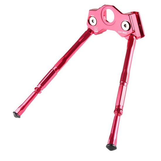 Support De Vélo à Deux Pieds (béquille Centrale) - Réglable En Hauteur, Pour VTT, Vélos électriques