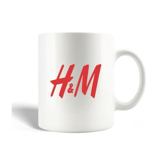 Mug en Céramique Hennes & Mauritz Logo Rouge H&M offre mode et qualité