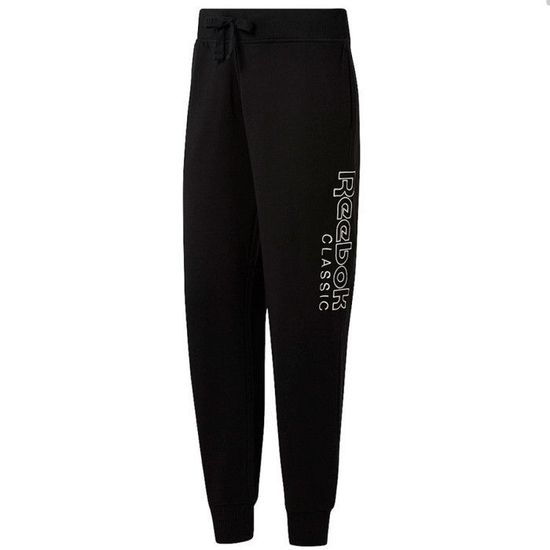 Jogging reebok femme noir on sale