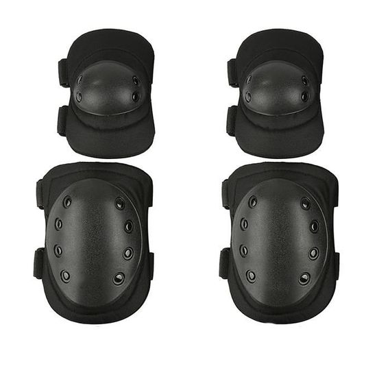 Airsoft King Kong Gear Sécurité tactique Combat genou & Coude Coussinets de protection Guard Lot de chasse Paintball vue X-Type Genouillères Airsoft King Kong Gear Sécurité tactique Combat genou & Coude Coussinets de protection Guard Lot de chasse Paintball vue X-Type Genouillères