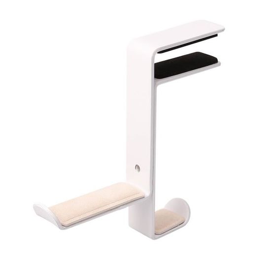 Support Casque Mural - 4 Pièces - Design Incurvé - Adhésif Puissant - Pour Bureau Ou Chambre