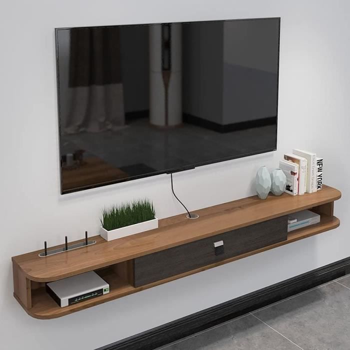 Meuble TVConsole MultiméDia TV à Fixation MuraleMeuble TV Flottant pour ...