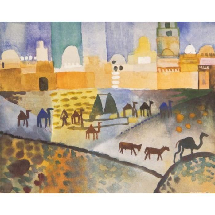 Poster Vintage - Cie de Navigation Mixte France - Paquebot Kairouan